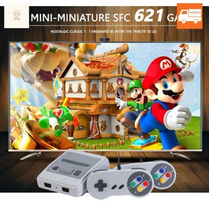 Classic Mini HDMI TV Game (621 Games in 1) เครื่องเกม SUPER MINI SFC (8Bit) ต่อออก TV เล่นได้ 2 คน !! By Blissy ส่ง Kerry