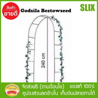 ซุ้มไม้เลื้อย ซุ้มเหล็กโค้งรูปตัวยู (เขียวเข้ม-ขาว) จัดสวนสวยงาม ซุ้มงานแต่ง ซุ้มกุหลาบเลื้อย ซุ้มไม้เลื้อย ซุ้มไม้เบื้อย ซุ้มเหล็ก ส่งด่วน Kerry เก็บเงินปลายทางได้