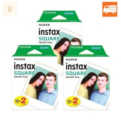 Fujifilm Instax Square แพคคู่ 3กล่อง(60แผ่น), SP3 SQ6 SQ10 By Blissy ส่ง Kerry