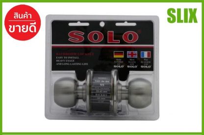 ลูกบิด ห้องน้ำ SOLO 94D86BK หัวกลม SS  SOLO  94D-86SS-BK ลูกบิดประตู ลูกบิดห้องน้ำ ลูกบิดประตูห้องน้ำ เก็บเงินปลายทางได้ ส่งด่วน Kerry