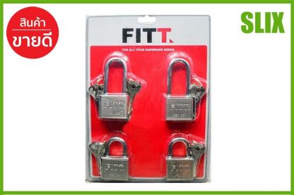 กุญแจ MK FITT 40 MM STAINLESS STEEL 4ตัว/ชุด FITT 40 MM SS P4 กุญแจล็อค กุญแจคล้อง กุญแจคล้องระบบสปริง กุญแจล็อค กุญแจล็อคลูกปืน เก็บเงินปลายทางได้ ส่งด่วน Kerry