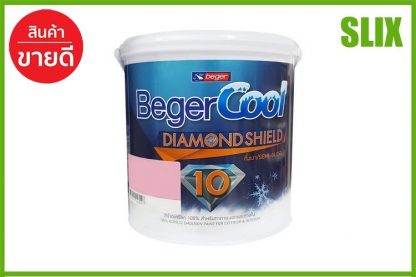 สีน้ำทาภายนอก BegerCool DiamondShield 10 BASE A กึ่งเงา 1GL BEGER FBWCDMS10GA สีทาบ้าน สีทาบ้านภายนอก สีทาอาคาร เก็บเงินปลายทางได้ ส่งด่วน Kerry