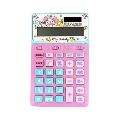Sanrio เครื่องคิดเลขลิขสิทธิ์แท้100% Calculator,Little Twin Stars,Hello Kitty,Cinnamoroll, My Melody