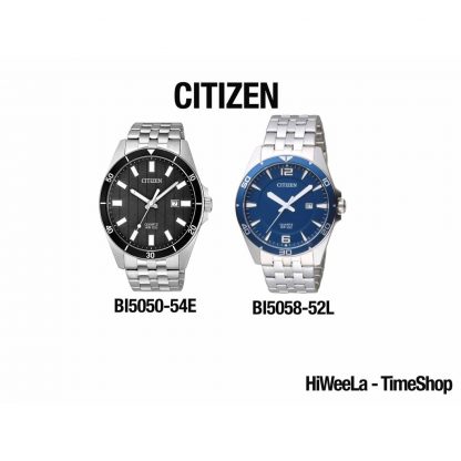 Citizen ของแท้% ประกันศูนย์ 1 ปี️ นาฬิกาข้อมือผู้ชาย : Citizen รุ่น BI5050-54E , BI5058-52L
