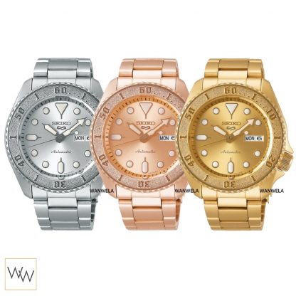 [ใส่โค้ดลดเพิ่ม] ของแท้ นาฬิกาข้อมือ New Seiko 5 Sports 2020: Street Style ประกันศูนย์