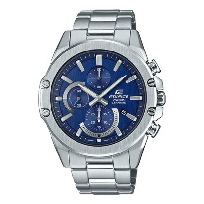 Casio Edifice นาฬิกาข้อมือผู้ชาย สายสแตนเลส  รุ่น EFR-S567D,EFR-S567D-2A,EFR-S567D-2AV - สีเงิน