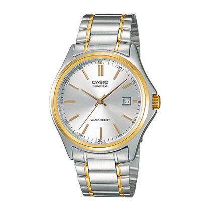 Casio Standard นาฬิกาข้อมือผู้ชาย สายสแตนเลส รุ่น MTP-1183,MTP-1183G,MTP-1183G-7A - สีเงิน-สลับทอง