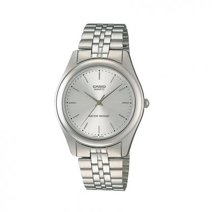 Casio นาฬิกาข้อมือผู้ชาย สายสเตนเลส รุ่น MTP-1129A-7ARDF - สีเงิน