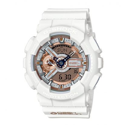 Casio G-Shock นาฬิกาข้อมือผู้ชาย สายเรซิ่น รุ่น GA-110DB-7A x DJ DASH BERLIN LIMITED EDITION - สีขาว