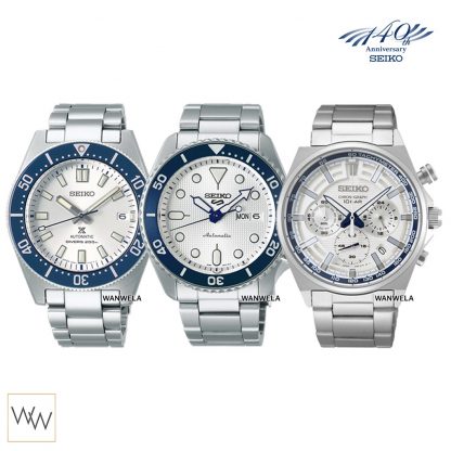 [ใส่โค้ดลดเพิ่ม] LIMITED 140th ปี ของแท้ นาฬิกาข้อมือ Seiko เครื่องศูนย์ไทย