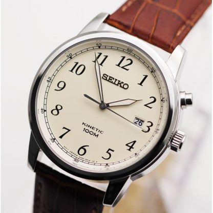 นาฬิกา SEIKO Kinetic Classic Men SKA779P1 สายหนัง (ของแท้ รับประกันศูนย์)