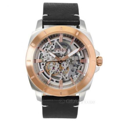 ผ่อน0%แท้100% นาฬิกาข้อมือ Automatic  Fossil Privateer Sport Mechanical Brown Leather Watch BQ2428 BQ2522