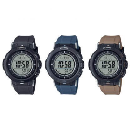 Casio Protrek นาฬิกาข้อมือผู้ชาย สายเรซิน รุ่น PRG-30 (PRG-30-1,PRG-30-2,PRG-30-5)