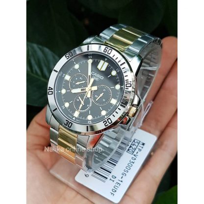 นาฬิกา Casio รุ่น MTP-VD300SG-1E นาฬิกาผู้ชายสายแสตนเลส สองกษัตริย์ - ของแท้ 100% รับประกันสินค้า 1ปีเต็ม