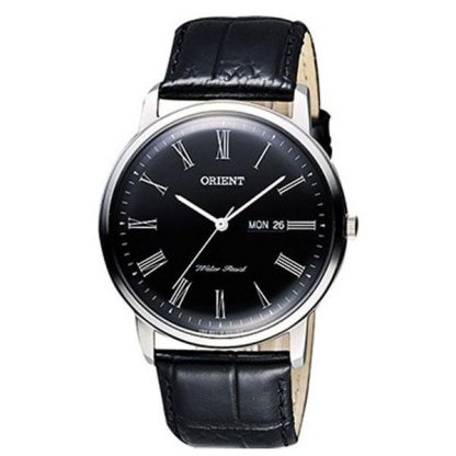 Orient นาฬิกาข้อมือผู้ชาย สีดำ/ดำ สายหนัง รุ่น ORUG1R008B (ของแท้ รับประกันศูนย์) Tarad Nalika