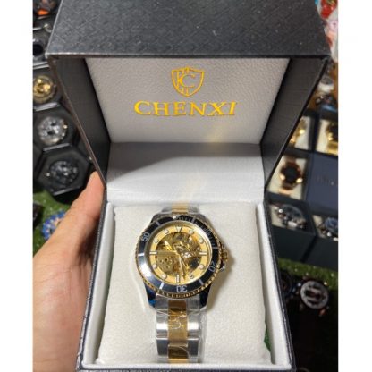 CHENXI cx-8805 นาฬิกาออโตเมติก กันน้ำ พร้อมกล่อง