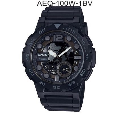 CASIO AEQ-100W-1Bของแท้100%