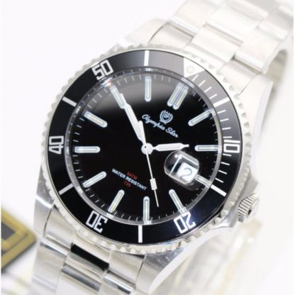 นาฬิกา Olympia Star sapphire new submariner 899831.TG-204 หลอดแก็สเรืองแสง (ของแท้ รับประกันศูนย์) Tarad Nalika