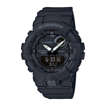 Casio G-Shock นาฬิกาข้อมือผู้ชาย สายเรซิ่น รุ่น GBA-800,GBA-800-1A (CMG) - สีดำ