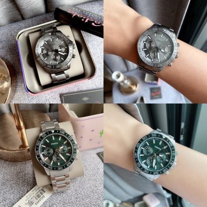 ผ่อน0%แท้100% Fossil BQ2492  Bannon Multifunction Stainless Steel Watch BQ2493 BQ2588 BQ2490 BQ2491 BQ2625