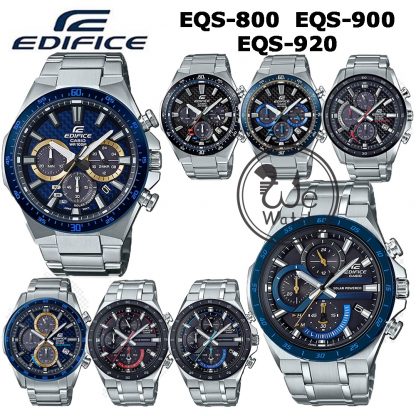 Casio Edifice รุ่น EQS-800CBD EQS-900DB EQS-920DB นาฬิกาผู้ชาย ประกัน CMG EQS920 EQS800 EQS900