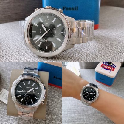 ผ่อน0%~แท้100% FOSSIL  นาฬิกาข้อมือชาย Multifunction Stainless Steel Watch BQ2550 BQ2589 BQ2627 BQ2590 BQ2591