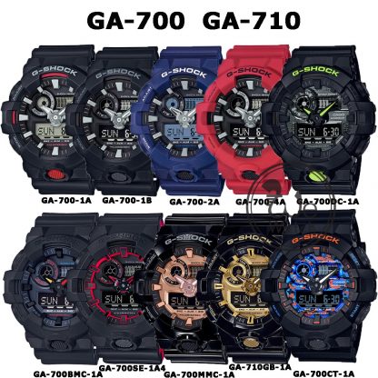 G-SHOCK ของแท้ 100% รุ่น GA-700 GA-700CT-1ADR GA-710GB-1A GA-700MMC-1A  GA-700BMC GA-700SE ประกัน CMG GA-700 GA700