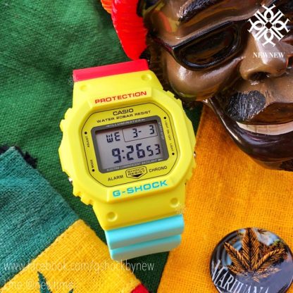 นาฬิกา G-SHOCK CASIO รุ่น DW-5600  BREEZTY RASTA ของแท้ประกัน cmg รับประกันศูนย์ 1 ปี