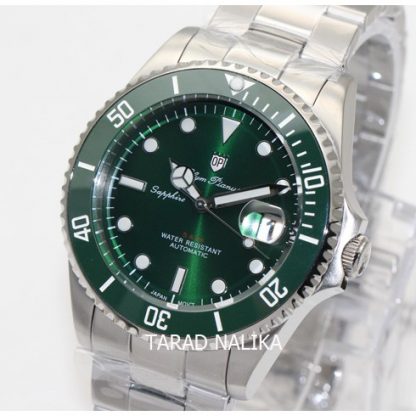 นาฬิกา Olym pianus Automatic submariner sapphire 899831AG2-423 เซรามิคเขียว king size