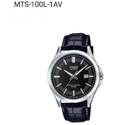 Casio แท้% รุ่น MTS-100L-1AV , MTS-100L-7AV นาฬิกาผู้ชาย สายหนัง