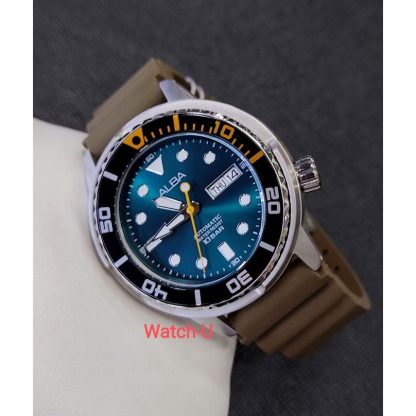 ช้อปดีมีคืน นาฬิกาข้อมือผู้ชาย ALBA AUTOMATIC สไตล์สปอร์ต ขอบหมุนได้ รุ่น AL4249 AL4249X AL4249X1