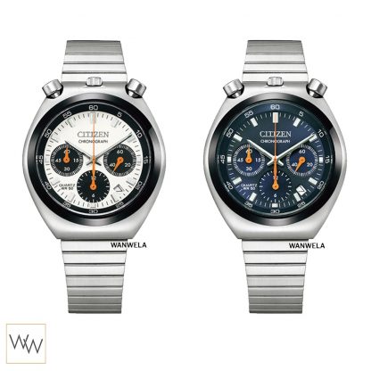 [โค้ด1111WG400ลด400] ของแท้ นาฬิกาข้อมือ Citizen Bullhead Record Label Tsuno Chrono Re-Issue (AN3660-81A & AN3660-81L)