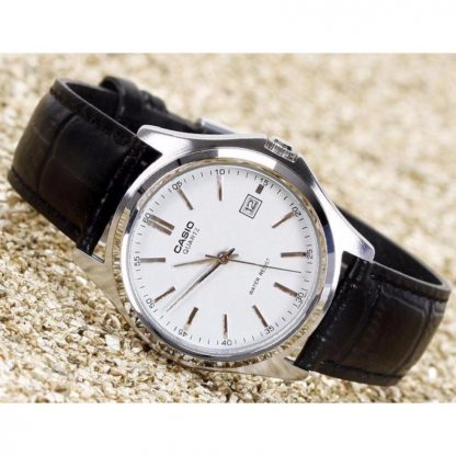 นาฬิกา Casio  รุ่น MTP-1183E-7A นาฬิกาผู้ชาย สายหนัง สีดำ หน้าปัดขาว สไตล์เรียบหรู- ของแท้100% ประกันศูนย์ CMG 1 ปี