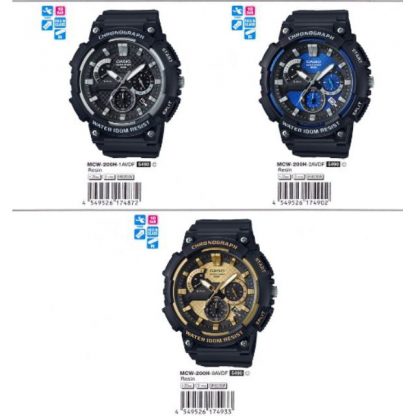 Casio แท้% รุ่น MCW-200H นาฬิกาผู้ชาย