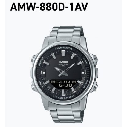 Casio แท้ % นาฬิกาผู้ชาย สายเรซิ่น รุ่น AMW-880-1AVDF, AMW-