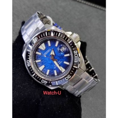 ช้อปดีมีคืน นาฬิกา Seiko King Samurai SAVE THE OCEAN SRPE33K1 SRPE33K SRPE33 มาพร้อมลวดลายหน้าปัดพิเศษเฉพาะรุ่น