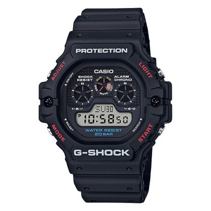 Casio G-Shock นาฬิกาข้อมือผู้ชาย สายเรซิ่น รุ่น DW-5900-1 - สีดำ